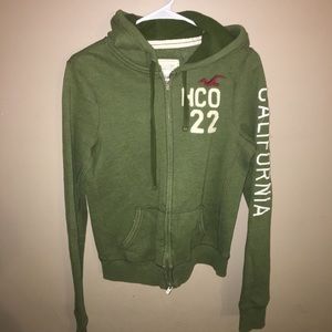 Hollister zip up hoodie